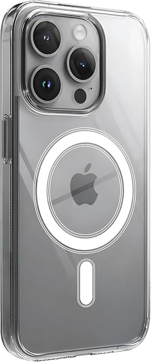 MADNOVA iPhone Case for Apple iPhone 11 Pro Max Transparent Case Compatible with Magsafe with Camera Protection