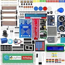 Adeept RFID Starter Kit for Raspberry Pi 4 3 Model B B, Stepper Motor, ADXL345, 40-pin GPIO Extension Board, Solderless Breadboard, C and Python Code, Beginners Learning Kit with 140 Pages Guidebook