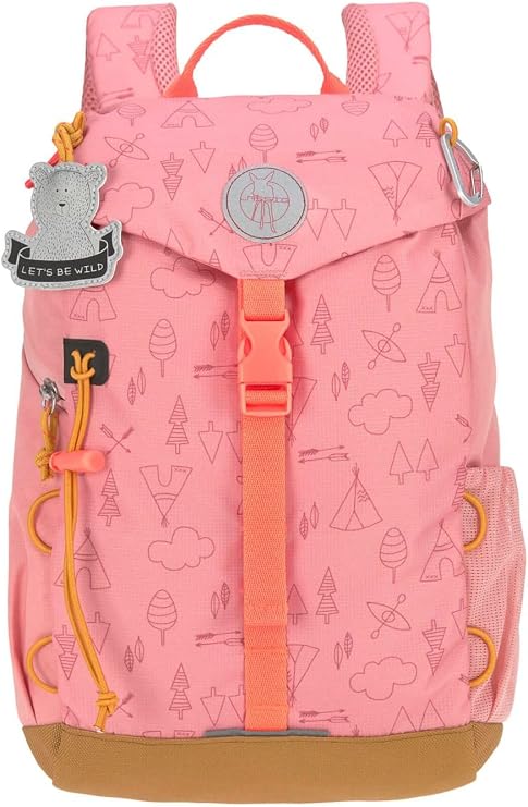 LASSIG Kinder Wanderrucksack Kinderrucksack Ausflug ab 3 Jahre /Outdoor Backpack Adventure Rosa, 9 L