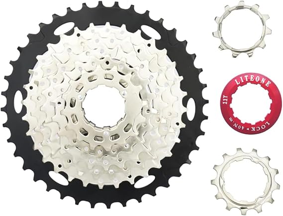 8 Speed Cassette 11-42T 11-40T MTB Cassette 8 Speed Fit for Mountain Bike, Road Bicycle, MTB, BMX, SRAM, Shimano, Gears for Bicycles
