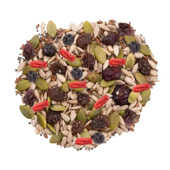 Gerbs Superfood Snack Mix 2 lbs. | Small Batch | Raw Seeds & Unsulfured Dried Fruit | 5 Sweet-Tart Fruits, 5 Crunchy Seeds | Top 14 Allergen-Free