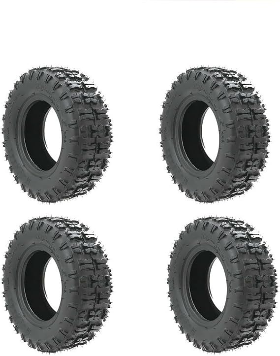 4pcs 13 x 5.00-6 Tyre Tubeless Ride Go Kart ATV Scooter Quad Bikes