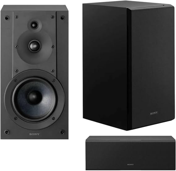Sony SS-CS5M2 3-Way 3-Driver Hi-Res Audio Bookshelf Speakers (Pair)