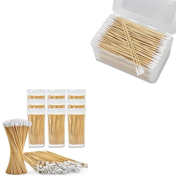 Round & Pointed Long Cotton Swabs 1500PCS