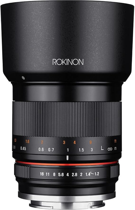 Rokinon RK3512 35mm F1.2 Wide Angle Lens for Fuji X (Black)