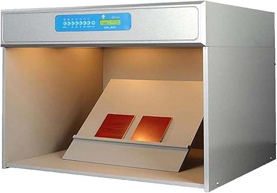 Color Matching Cabinet,Color Light Matching Cabinet 6 Light Sources: D65 Tl84 Uv F Cwf U30assessment Cabinet Fabric Textile Clothes Color Cabinet Device Tool