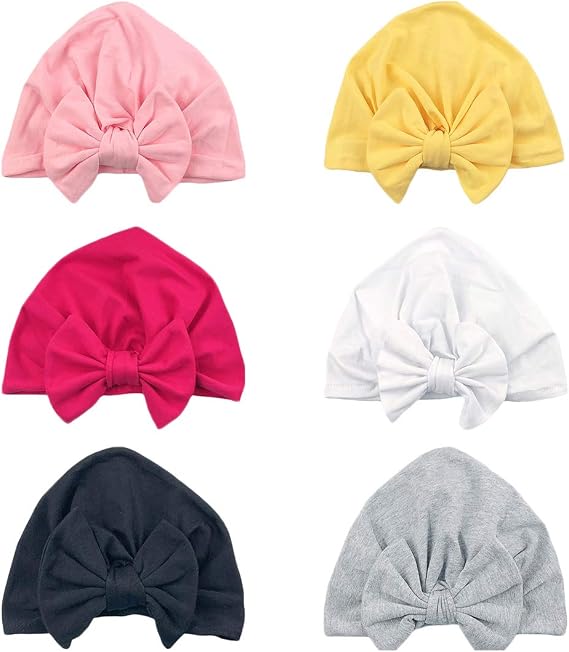 Newborn Baby Cotton Cloth Turban Toddler Rabbit Hospital Hat Ear Hat Kids Set Baby Cap