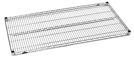 METRO 1424NC Super Erecta Industrial Wire Shelf, Chrome, 14" x 24", Pack of 4