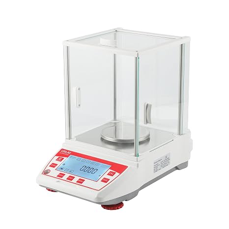 Analytical Balance 1mg GN ct DWT mg Unit Precision Lab Scale 0.001g Digital Analytical Scale RS232 Interface Laboratory Electronic Balance LCD Display with Glass Windshield …