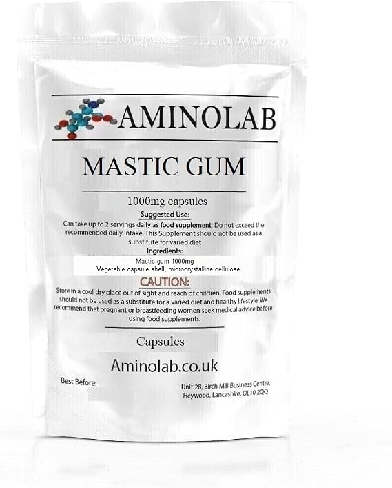 Aminolab - Mastic Gum 500mg 120 Capsules