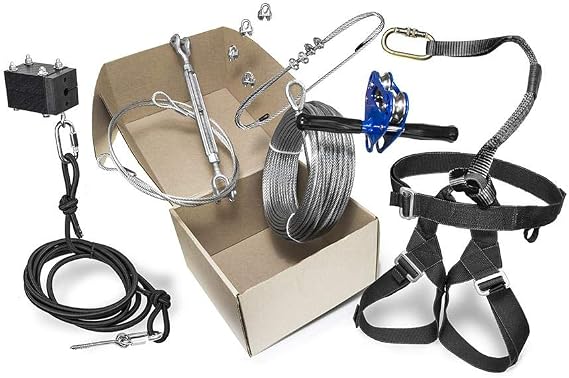 Chetco Zip Line Kit w/Harness Kit, Bungee Brake