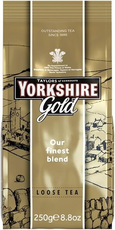 Yorkshire Tea, Gold, Black Loose Leaf Tea, 8.8 oz (Pack of 1)