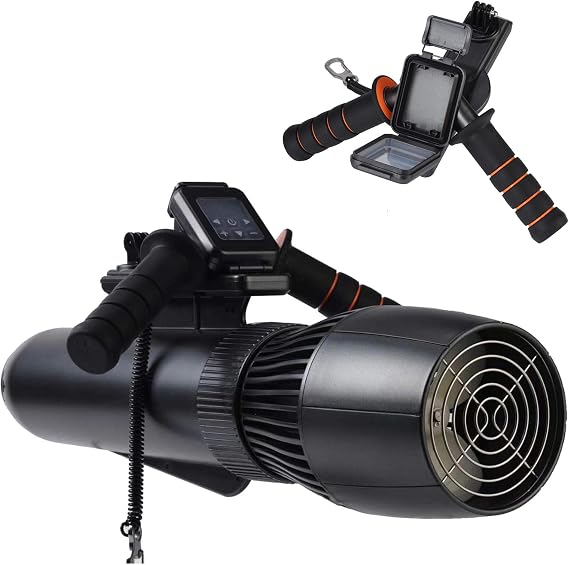 500w Underwater Scooter, 160 Min Runtime,Diving Scooter for Kayaks/Inflatable Boats/Paddle Boards - Water Scooter for Adults (16000 mAh)