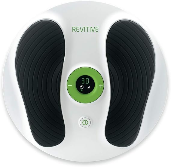Revitive Essential Circulation Booster to Relieve and Relax Mild Leg Pains and Foot Aches from Prolonged Sitting and Standing, Corded