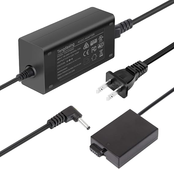 ACK-E8 Power Adapter Kit LP-E8 Wired Dummy Battery for Canon EOS Rebel T2i/T3i/T4i/T5i (550D/600D/650D/700D) Kiss X7i/X6i/X5/X4 Cameras