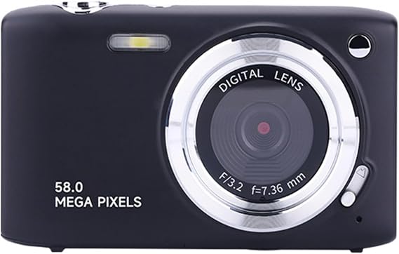 Digital Camera, 4K, Dustproof, 58 Megapixels, 1080P Video Recording, 2.88 Inches, 16x Zoom, AF Function, Image Stabilization, Autofocus, Portable, Kids Camera, Dustproof, Shockproof, Portable,