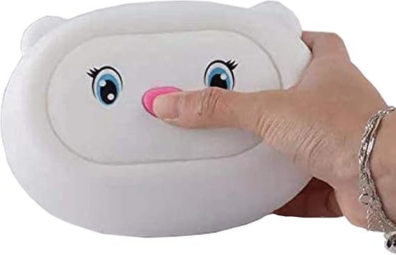 Sleepytime Baby Bear Toddler Night Light Sleep Soother Sound Machine 8 Different Changeable Colors and 5 Different Soothing Sounds Chargeable Battery Lasts 48 Hours and USB Cable Included