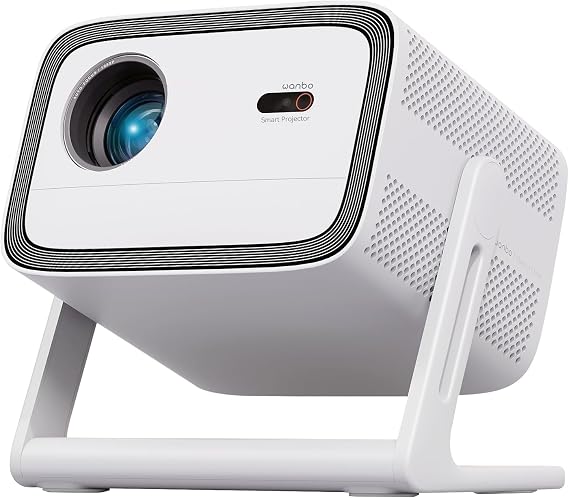 Wanbo Vali 1 Projeksiyon Cihazı | 900 ANSI Lümen, Android TV, Dahili Stand