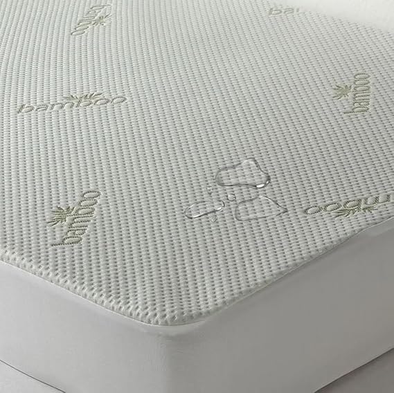 Özdilek Bamboo Fitted Sıvı Geçirmez Yatak Alezi, Yatak Koruyucu, Bambu Kumaş, Su Geçirmez Özellikli Çift Kişilik 160x200 Cm