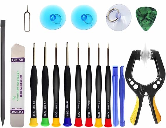 Upgraded 18 PCS Phone Screen Repair Kit Opening Repair Kit