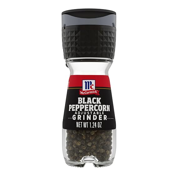McCormick Black Peppercorn Grinder, 1 oz