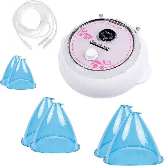 Vacuum Therapy Machine, Cupping Therapy Sets, Multifunctional Cupping Scraping Massager, Body Shape Massage Machine with 3 Pairs Cups for Home Salon Use