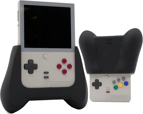 Felt Grip for Retroid Pocket Classic Screen Protector and Ergnomic Support for RP Classic with GBC Feel Thick Handles or Slim Travel Case - Choose Your Style (Comfort Handle)