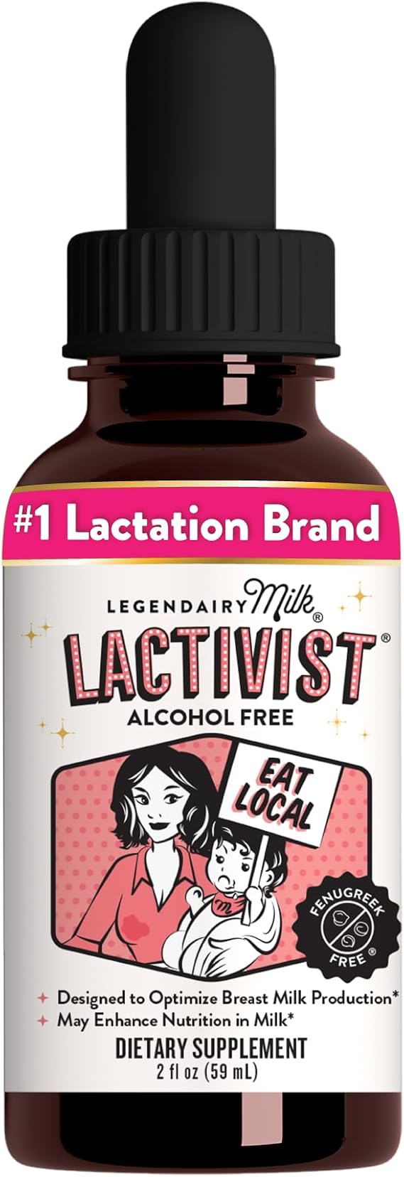 Legendairy Milk Lactivist Torbangun Liquid Lactation Support Drops, 2 Fl Oz