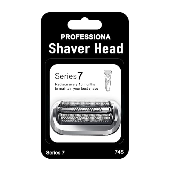 74S Series 7 Electric Replacement Shaver Head Accessories Series 7 Electric Shaver blade Compatible with Braun Series 7 7120s, 7125s, 7127cs, 7171cc, 7175cc, 7185cc and 7189cc