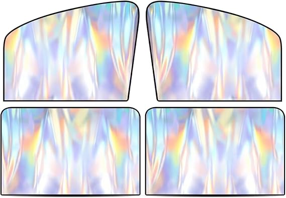 Privacy Car Window Coverings Compatible with Fiat 132 Car Window Curtains Magnetic Foldable Blockout, Easy Storage Side Window Sun Shade 4 Pack, Opaque,Keeps Cooler