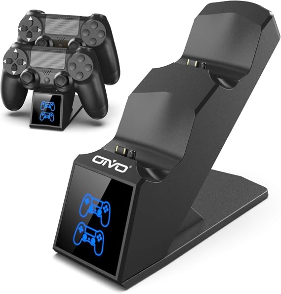 OIVO PS4 Controller Charger, 1.8H Fast PS4 Charging Dock for Sony Playstation 4 Controllers, Playstation 4 Controller Charger for Playstation4 / PS 4 /Slim/Pro Controller