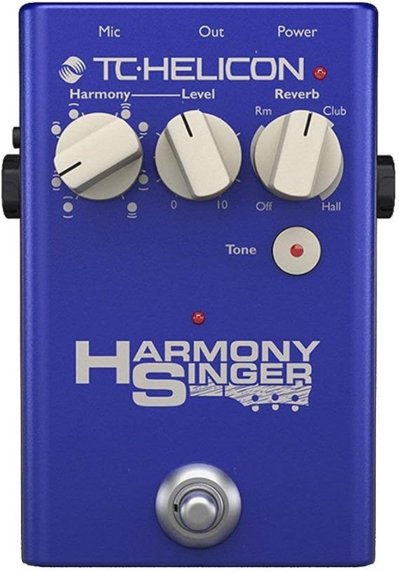 TC Helicon HARMONY SINGER Vocal Effects Stompbox with Guitar-Controlled Harmony, Reverb and Tone