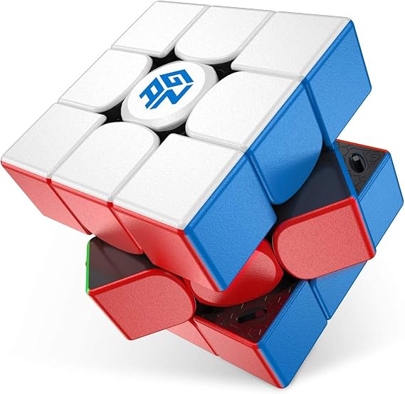 GAN 11 M Pro Matte Black with Internal Magnets, Competitive Cube 3x3 Stickerless Version, 3x3x3 Super Smooth Stickerless, GAN's High-End Product, Genuine
