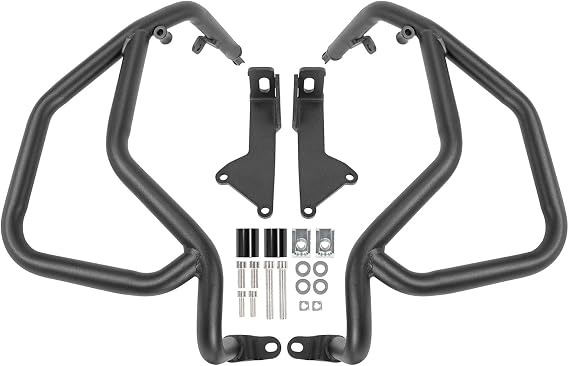 R1300GS Upper Crash Bar Highway Engine Guard Bumper for BMW 2024-25 Frame Gas Fuel Tank Falling Protection Bars(Black)