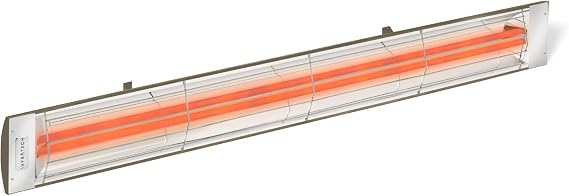 Infratech CD-6024 BR Stainless Steel 61.25 Dual Element Fixture 6000 Watt, 240 Volt, Bronze Finish