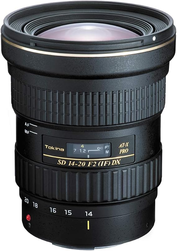 Tokina ATXAF140DXC 14-20mm f/2 Pro DX Lens for Canon EF Black