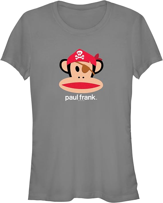 Junior's Paul Frank Halloween Julius the Monkey Pirate T-Shirt
