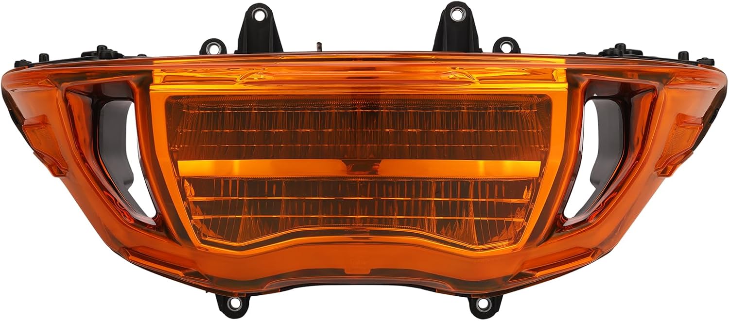 TCT-MOTORPARTS Orange LED Front Headlight Assembly Fits for HARLEY CVO Road Glide 2023-2025 FLTRX 2024-2025