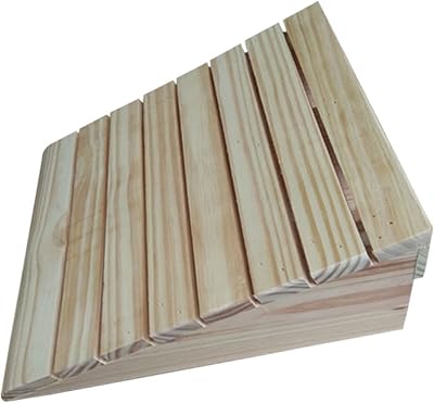 Wooden Threshold Ramps for Doorways, 7-15cm Rise Portable Non-Skid Curb Ramp for Move WheelchairBikeScooter Size : 33.83013cm