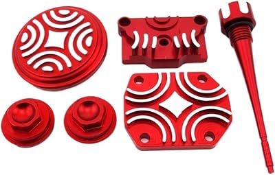 Engine Dress Up Kit for Lifan YX Zongshen 110cc 125cc Pit Dirt Bike - Enhance Your Rides Style and PerformanceRed