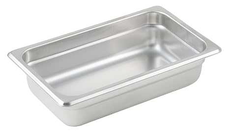 Winco Anti-Jam Steam Pan, 1/4 by 2-1/2-Inch, 24-Gauge