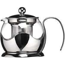 Premier Housewares Teapot with Infuser, 750 ml, Stainless Steel