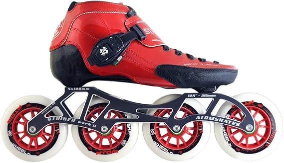 LUIGINO Strut 4x100 Red Outdoor Inline Skate