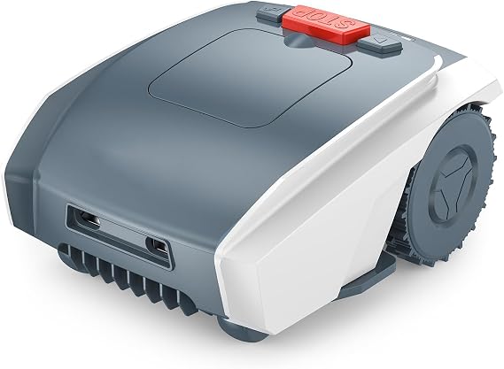Robotic Lawnmower - Fully Automatic Robot Mower with Auto Charging Docking Station - 20V MAX 2.0Ah Lithium-Ion Battery - for Lawns up to 1500m2, 19cm Cut Width & 20-60mm Cutting Heights