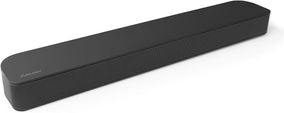 FUNLOGY Soundbar Speaker/Soundbar VGP2024 Award Winner / Bluetooth Compatible / For TV / Smartphone / Wireless / Home Theater / ARC / HDMI Cable Included Japanese Brand Black