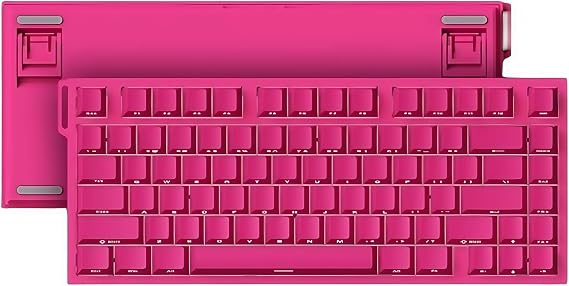 FKZ Beat75 Magnetic Switch Rapid Trigger Keyboard,75% Hall Effect Hyper-Fast Wired RGB Mechanical Gaming Keyboard with Pink Side Printed Keycaps, Adjustable Actuation, 8K Hz Polling Rate