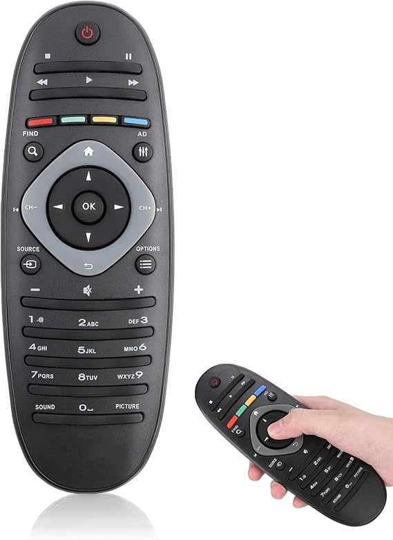 Replacement Remote Control for Smart TV, Universal Remote Control Compatible with TV