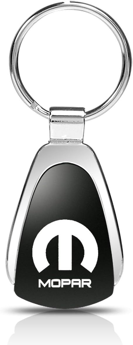 AU-TOMOTIVE GOLD Teardrop Key Chain for Mopar (Black)