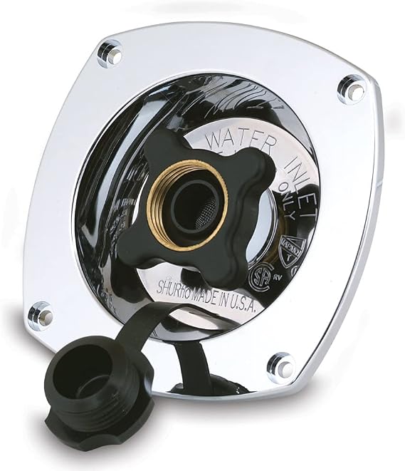 Shurflo by Pentair Pressure Reducing City Water Entry - Wall Mount - Chrome