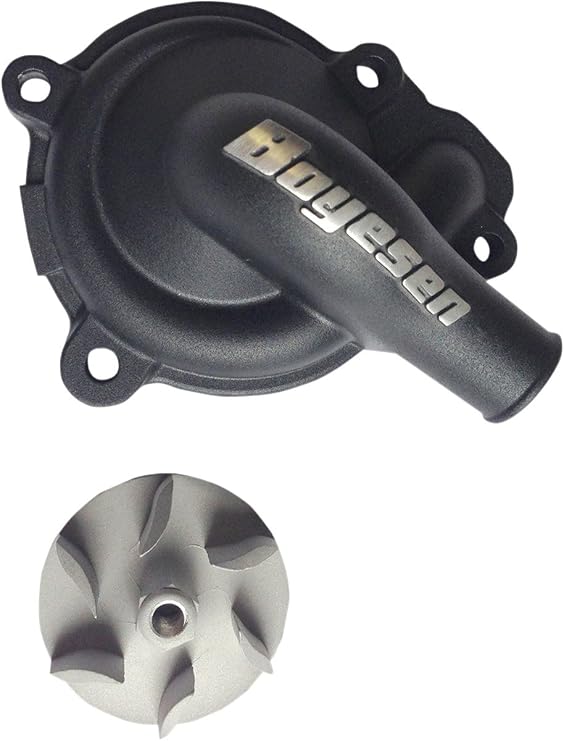 Boyesen WPK-80B Supercooler Water Pump Cover and Impeller Kit Black